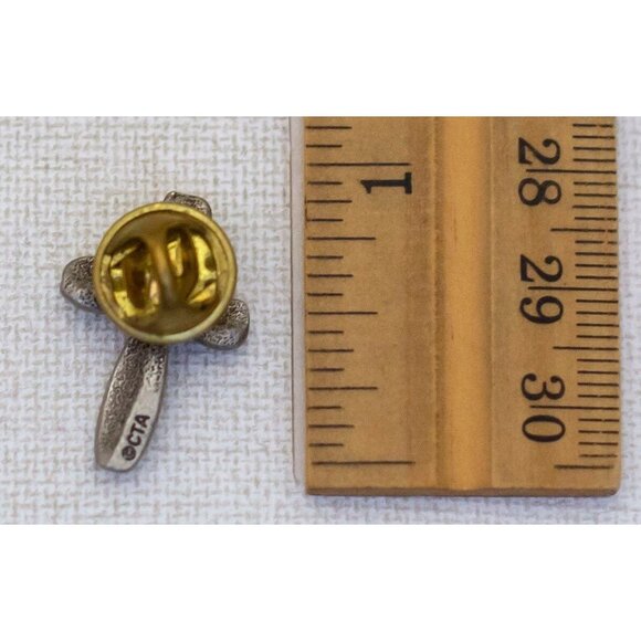Vintage Silver/Gold Tone Celtic Cross-shaped Pin by CTA - N1 - Picture 2 of 2
